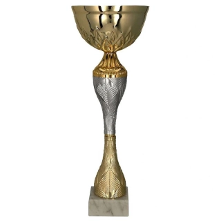 Pohár zlatý so strieborným elementom - 27 cm / ø 10 cm