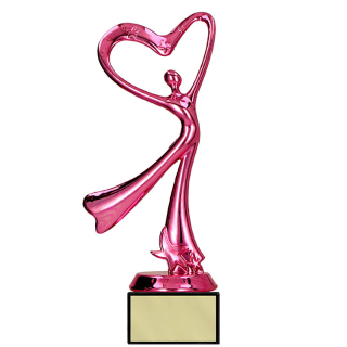 Tanec - Víťazná trofej na mramorovom podstavci s vlastným textom 19 cm