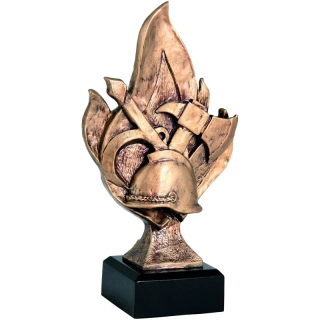 Hasič - Víťazná trofej na mramorovom podstavci s vlastným textom: 16 cm