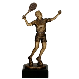Tenista - Víťazná trofej na podstavci s vlastným textom: 26,5cm