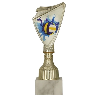 Pohár zlatý: Trofej Volejbal - 18,5cm
