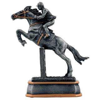 Equestrian -Jazdec na koni - Víťazná trofej na podstavci s vlastným textom: 12,5cm