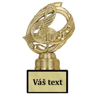 Trofej Husľový kľúč 9 cm