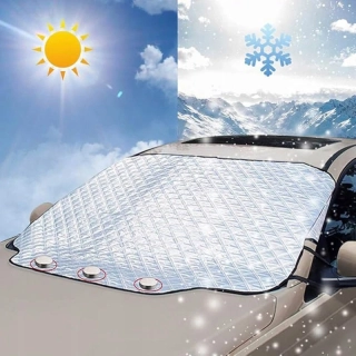 Magnetická clona na čelné sklo automobilu 210x150cm